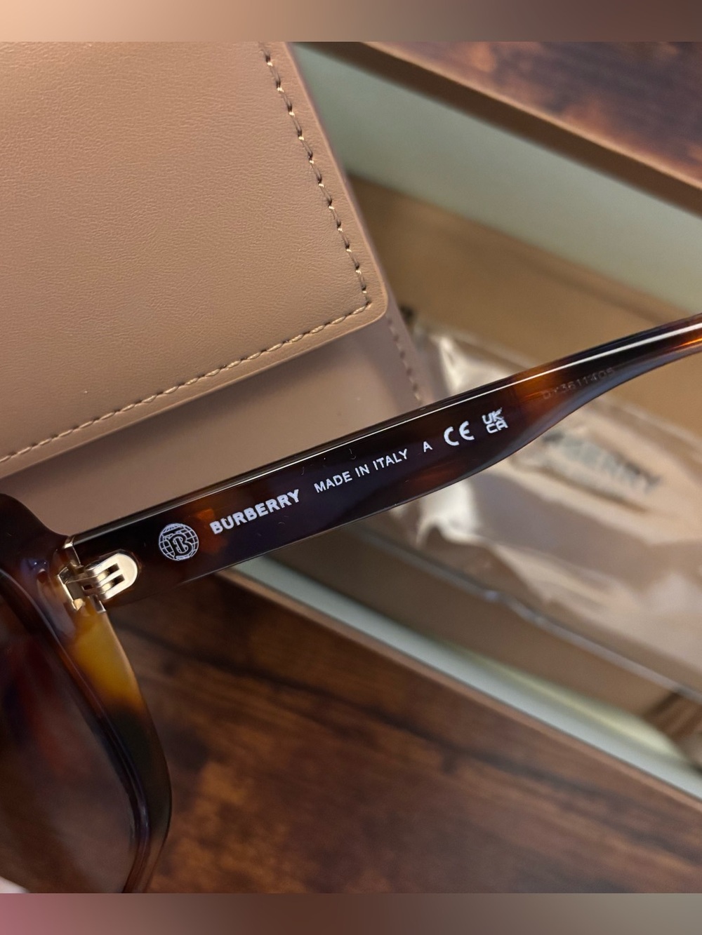 Burberry Helena Tortoiseshell Sunglasses - Picture 5 of 5
